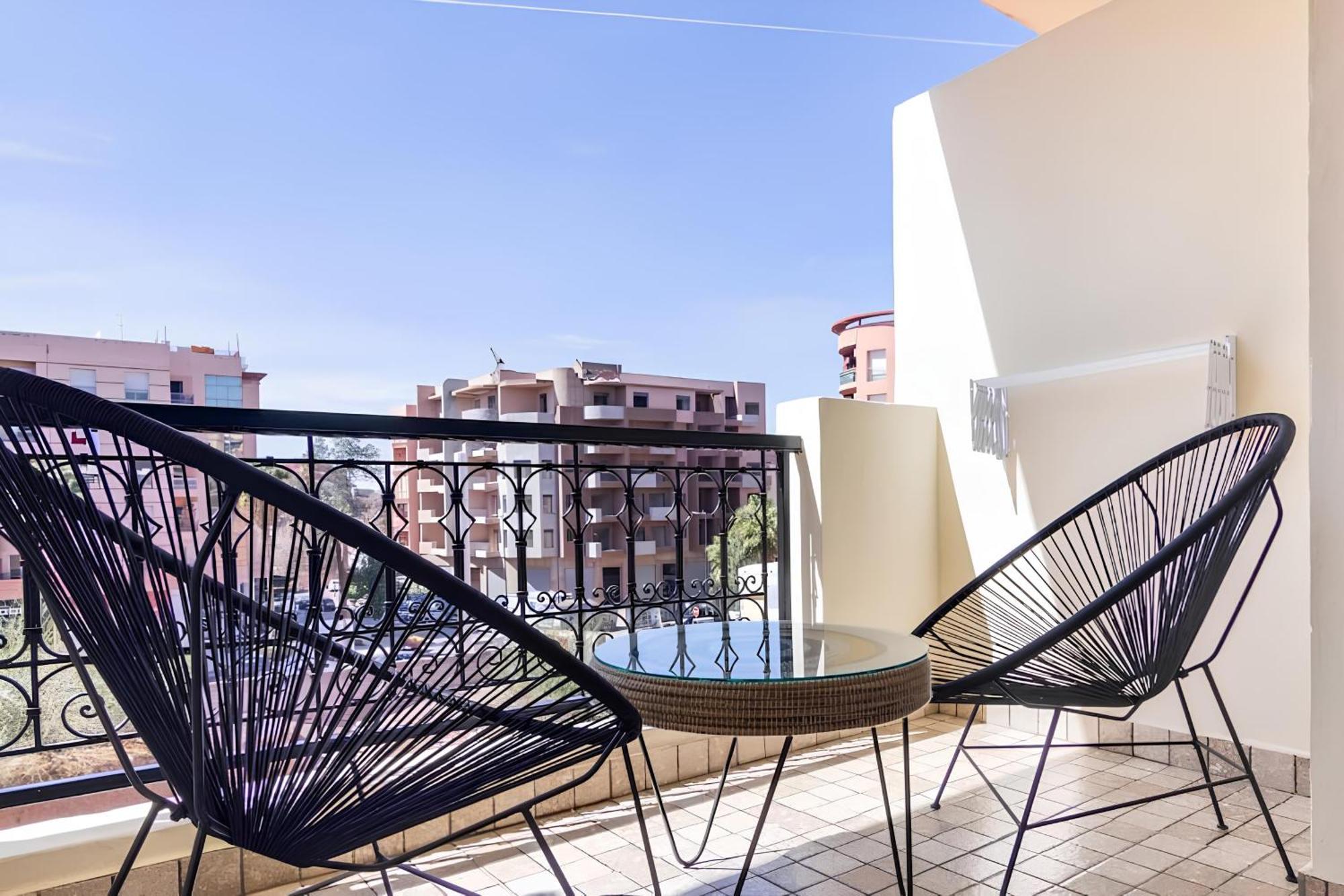 C-Appartement De Luxe Plein Centre De Gueliz Avec Piscine Parking Wifi Netflix Marrakesch Exterior foto
